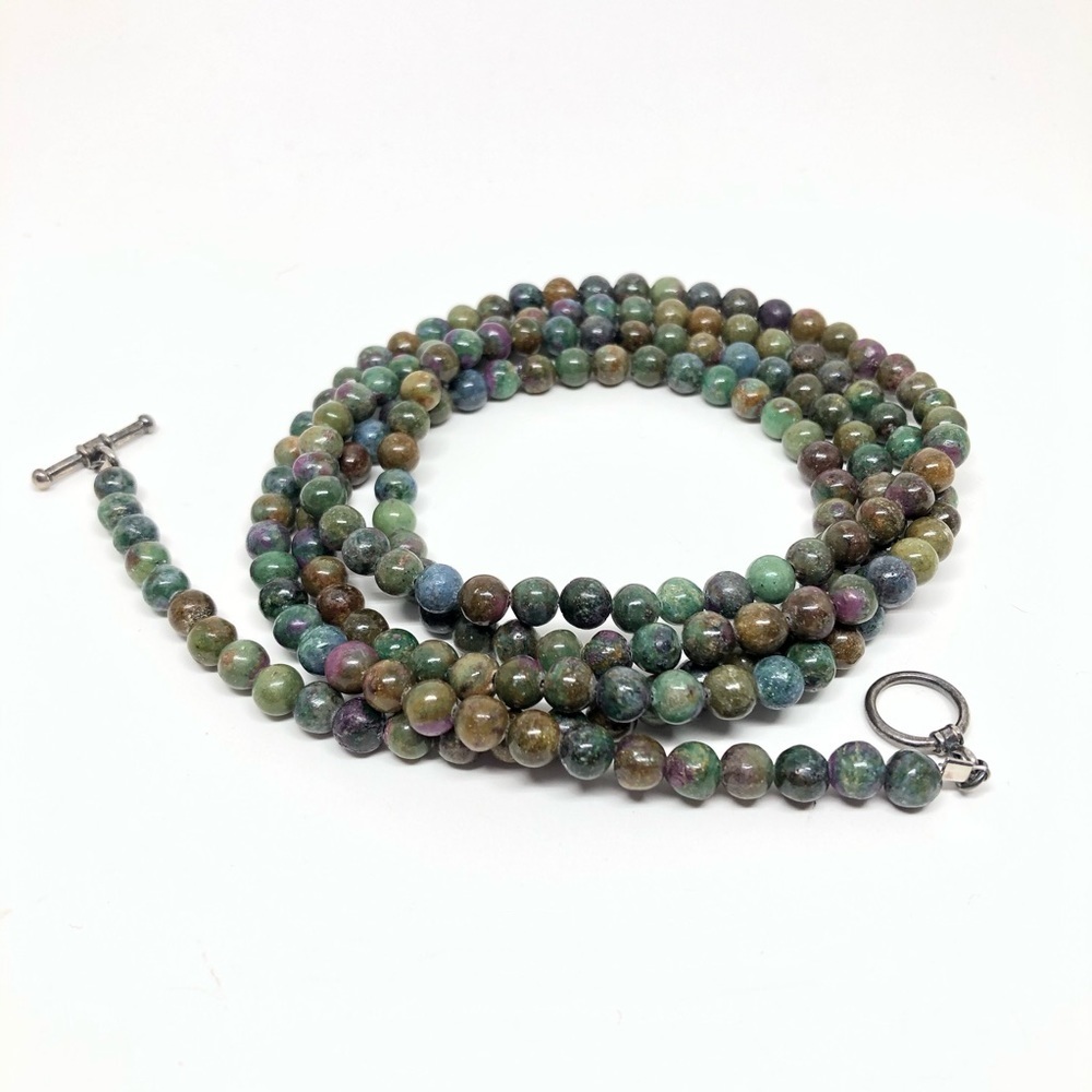 Luck & Prosperity Natural Opal Long Necklace